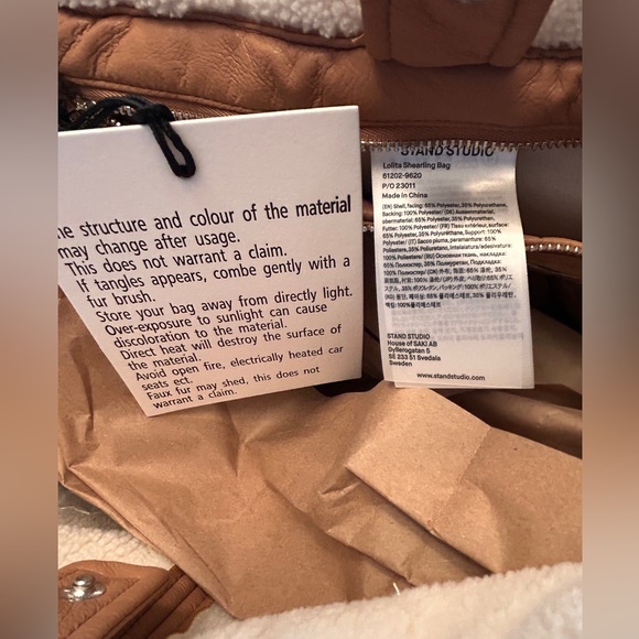 Stand Studio Medium Lolita
Faux Shearling & Faux Leather Tote - Picture 14 of 14